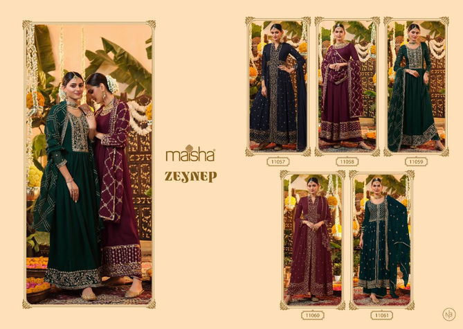 Maisha Zeynep Fancy Heavy Wedding Stylish Designer Salwar Suit Collection